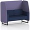 Brixworth 2 Seater Open Booth, Black Legs, Synergy Fabric, Order Panels And Alike Sofa