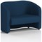 Lamport 2 Seater Sofa, With Black Feet, In X2 Fabric, Calculus