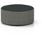 Harlestone Large Round Stool, In Rivet Fabric, Vitreous Body Charcoal Top