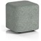 Harlestone Small Square Stool, In Rivet Fabric, Prime Body And Top