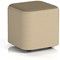 Harlestone Small Square Stool, In Main Line Flax Fabric, Upminster Body Bank Top