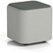 Harlestone Small Square Stool, In Sumi Fabric, Tokyo Body Kobe Top