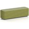 Harlestone Large Rectangular Stool, In Rivet Fabric, Olive Body Burnish Top