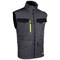 Flex Workwear Two-Tone Gilet, Grey & Black, 3XL