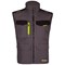 Flex Workwear Two-Tone Gilet, Grey & Black, 3XL