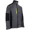 Flex Softshell Two-Tone Jacket, Grey & Black, 3XL