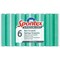 Spontex Specialist Non-Scratch Sponge Scourer, 140x100mm, Blue and White, Pack of 6