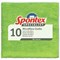 Spontex Specialist Microfibre Cloths, 380x400mm, Green, Pack of 10