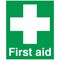 Safety Sign First Aid, 100x250mm, PVC