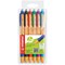 Stabilo Pointball Retractable Ballpoint Pen, Assorted, Pack of 6