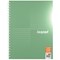 Silvine Luxpad Metallic Wirebound Notebook, A4+, Ruled with Margin, 200 Pages, Assorted, Pack of 3