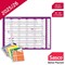 Sasco Academic Year Planner, Mounted, 915x610mm, 2025-26