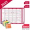 Sasco Super Compact Year Planner, Unmounted, 400x285mm, 2025