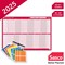 Sasco Staff Planner, Mounted, 915x610mm, 2025