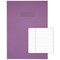 Rhino Exercise Book, 80 Pages, Ruled with Margin, A4+, Purple, Pack of 50