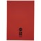 Rhino Exercise Book, 80 Pages, 10mm Squares, A4+, Red, Pack of 50