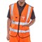 Beeswift Executive Hi Viz Waistcoat, Orange, XL