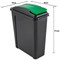 Wham Recycling Bin Kit, 25 Litre Each, Assorted, Pack of 4