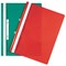 Durable A4+ Clear View Folder, Red, Pack of 25