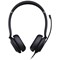 Yealink UH37 Wired Binaural On-ear Headset MS Teams Noise Isolating USB Black 1308100